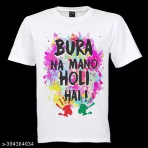 holi printed t-shirt girls & boys