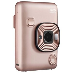 Fujifilm Instax Mini LiPlay Hybrid Instant Camera (Blush Gold)